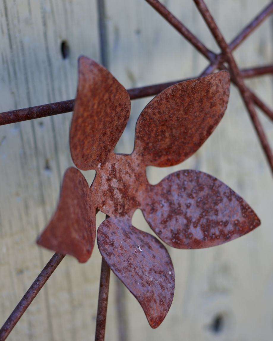 Rusted flowers are easy to water - Design The Life You Want To Live