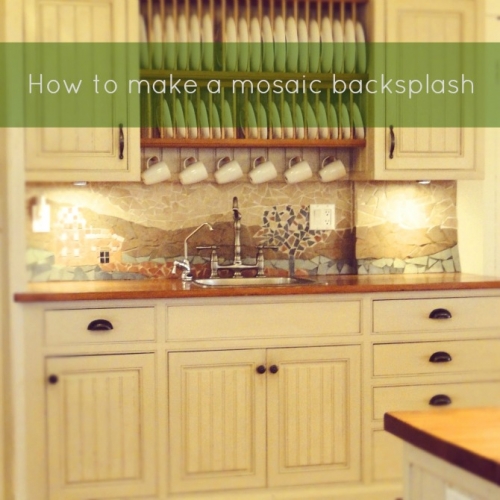 How to make a mosaic backsplash