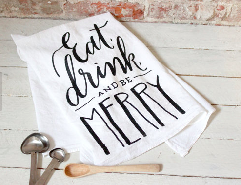 ETSY Eat drink and be Merry 