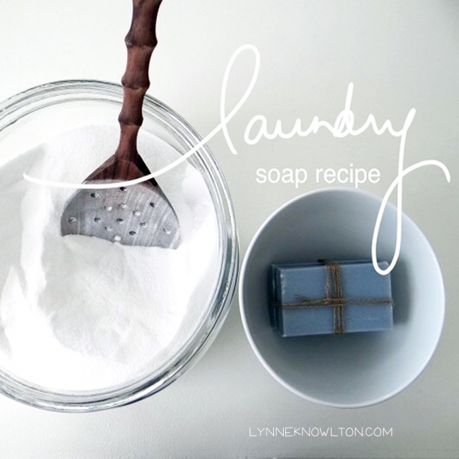 How to make the BEST homemade laundry soap | DESIGN THE LIFE YOU WANT TO LIVE | Lynne Knowlton