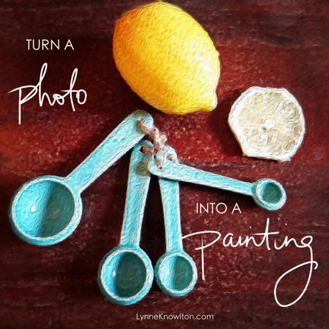 How to turn a photograph into a painting