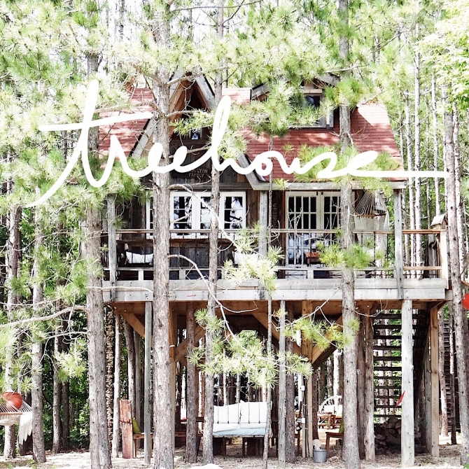 Come see the BEFORE pics of the #treehouse and then see what it looks like now @lynneknowlton