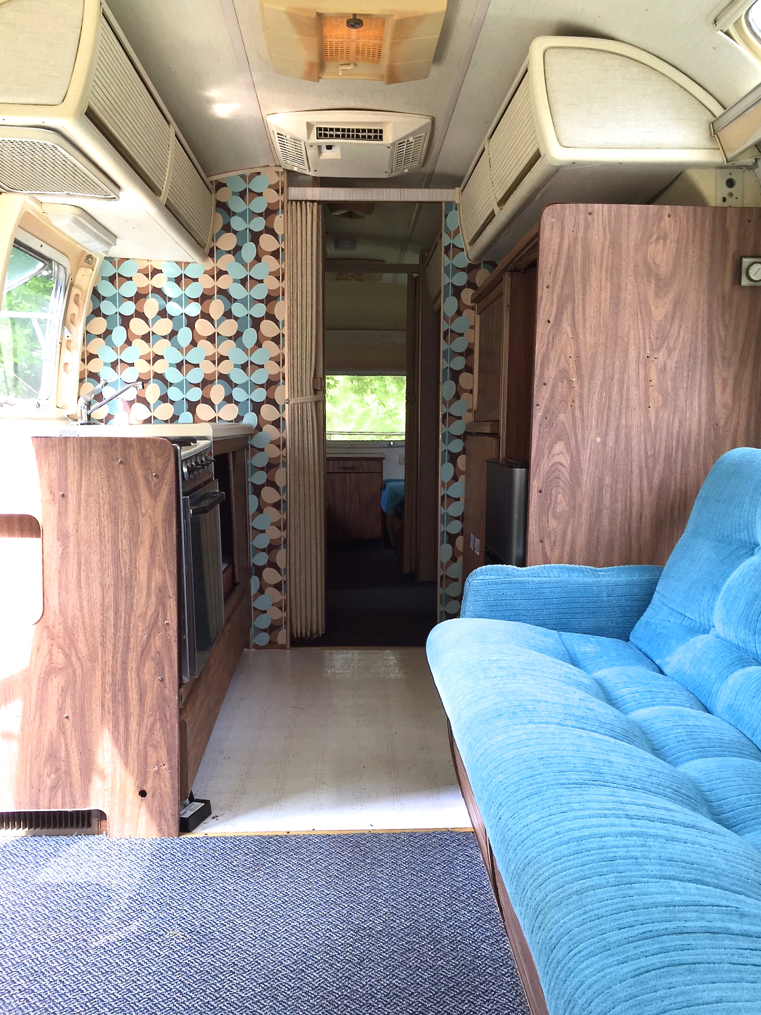 Check out the restoration of the 1976 vintage airstream with before and after photos. A real stunner!