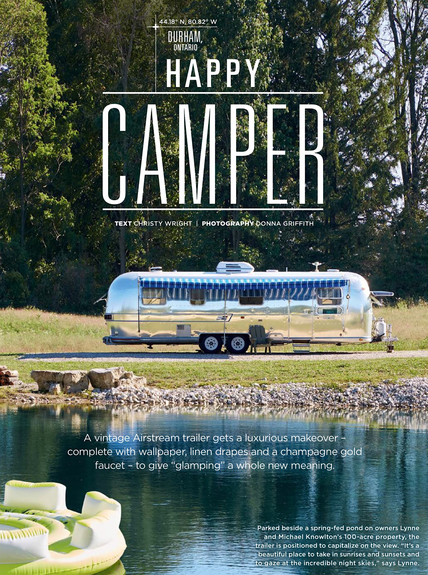 #HappyCamperAirstream featured in @StyleATHome via Lynne Knowlton DESIGN THE LIFE YOU WANT TO LIVE