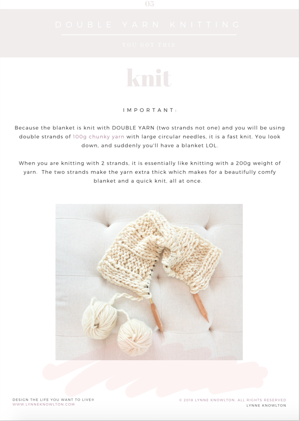 Free Chunky Knit Blanket Pattern Knit A Blanket In A